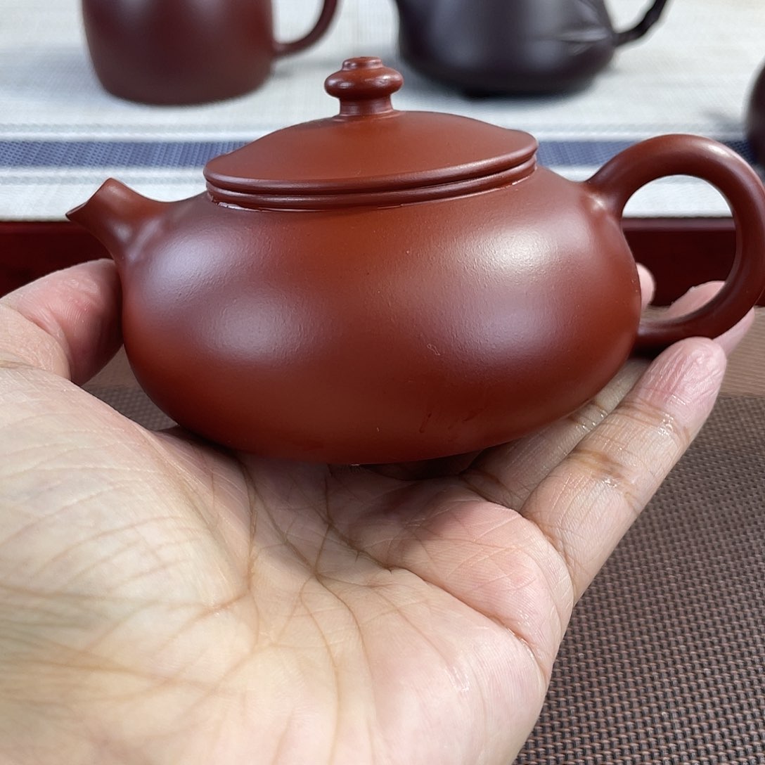 朱泥壶开****天原矿朱泥寒江器型