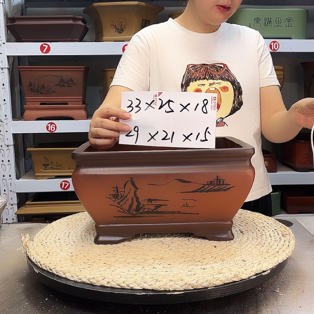 紫砂花盆紫砂花盆