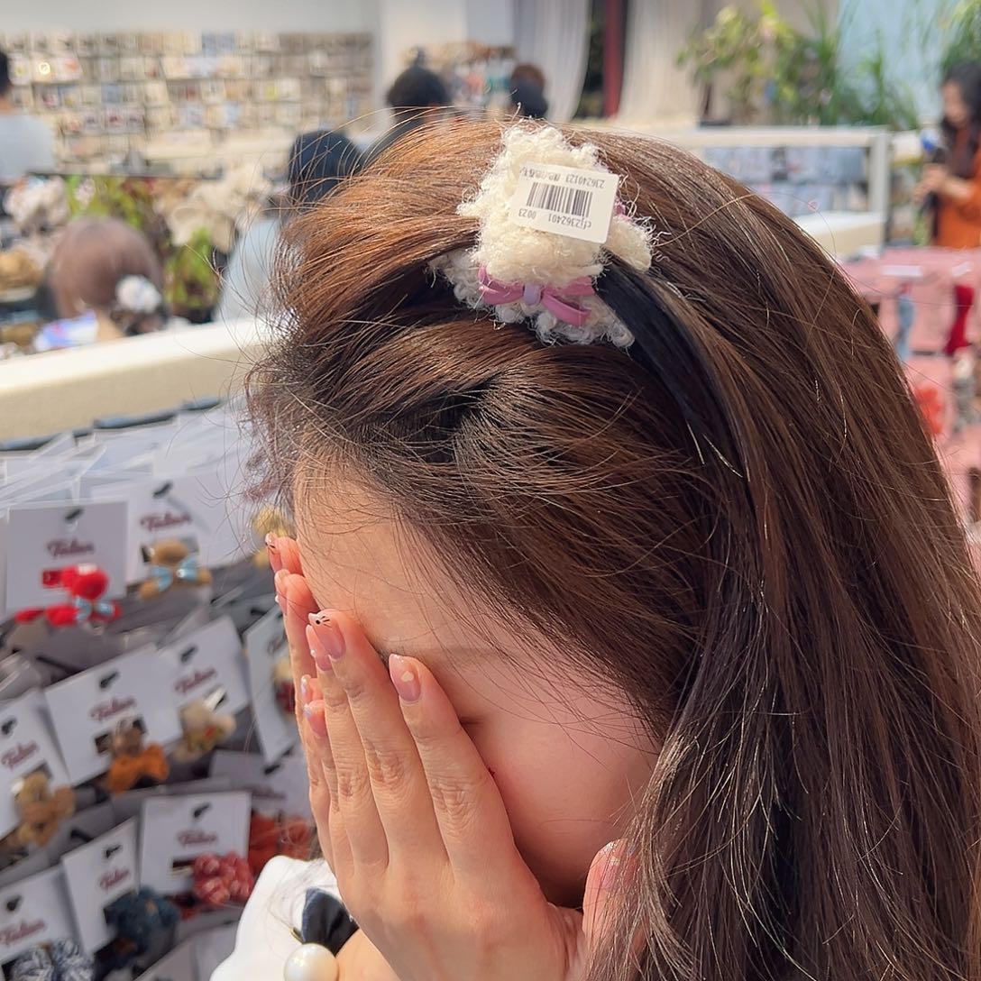 布艺铁合金刘海小抓夹