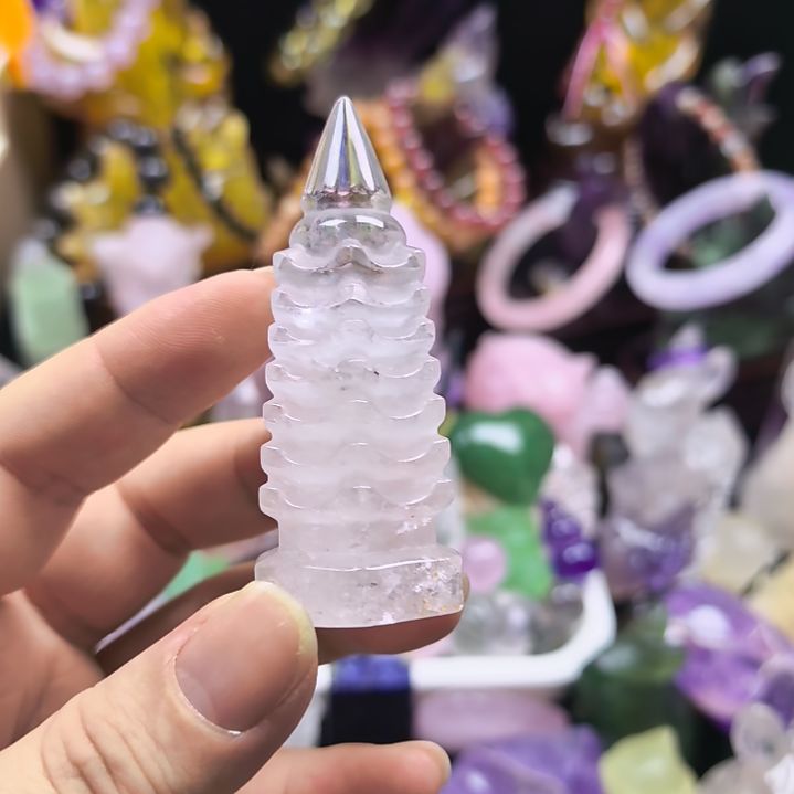 摆件水晶未镶嵌水晶摆件微瑕