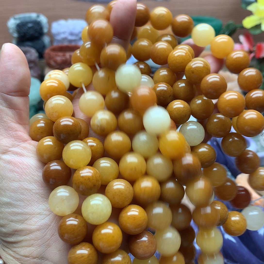 毛衣链未镶嵌石英质玉