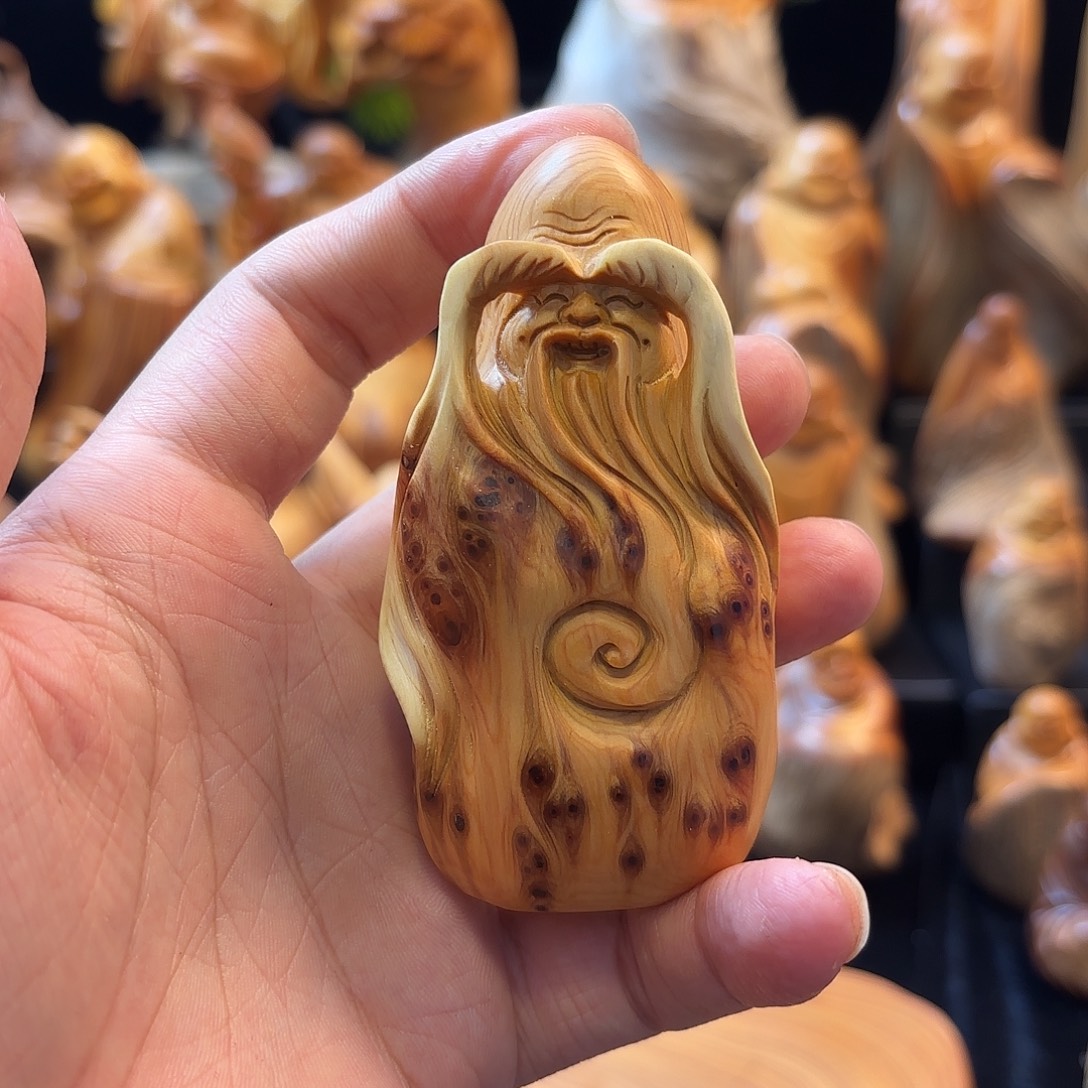 柏木太行崖柏手工雕刻