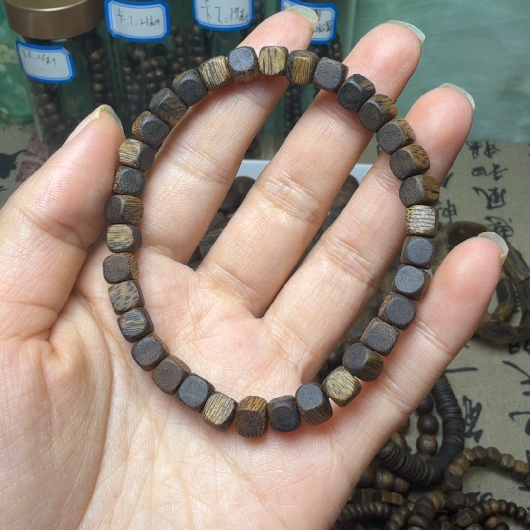 沉香沉香碎屑卡5方糖珠
