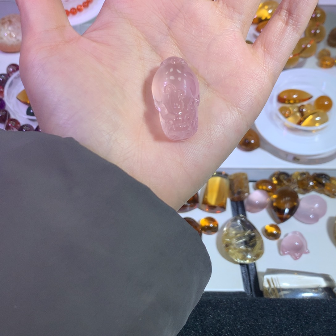 水晶颈饰未镶嵌天然