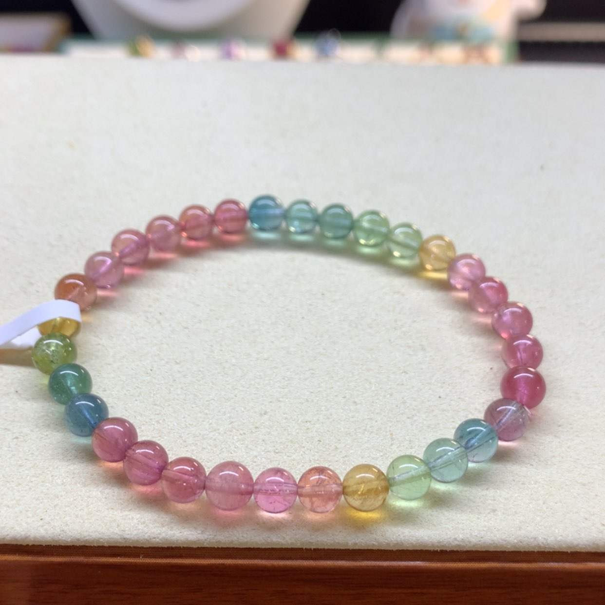 【闪购商品】碧玺手串未镶嵌彩虹5.8mm