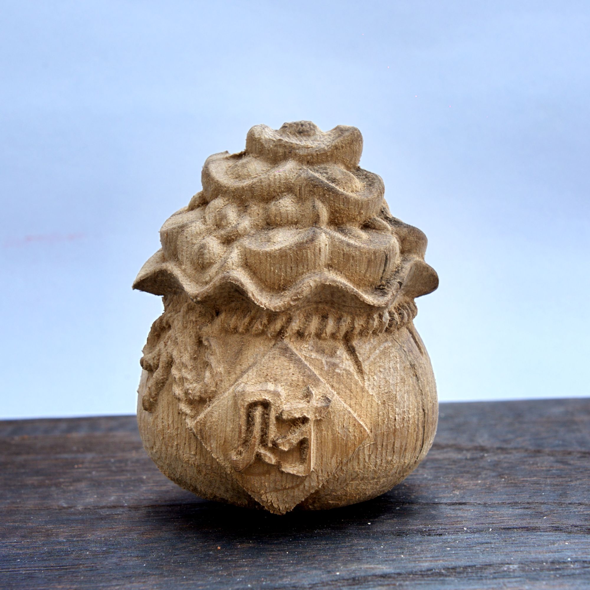 手把件工艺黄杨木财袋｜匠心打造 承载美好祝愿 福运常伴（定制款）