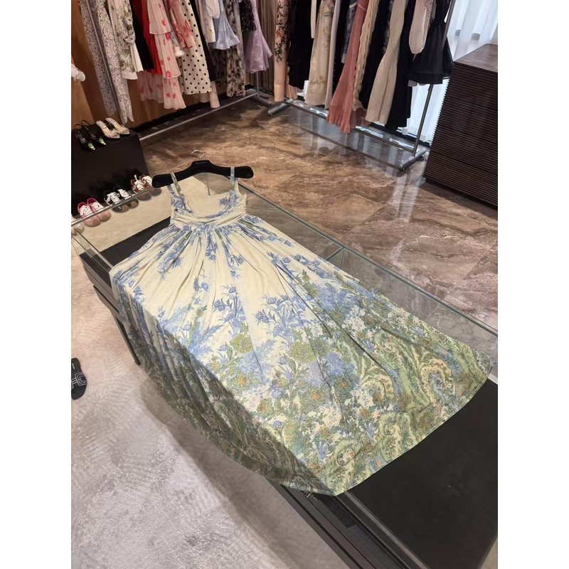 WW2025新款女士气质时尚夏季大裙摆连衣裙W201140