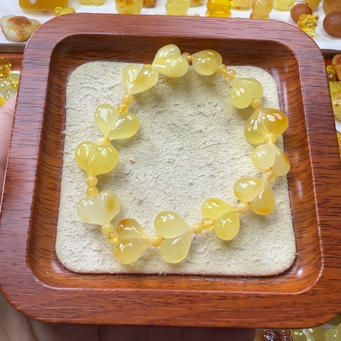 琥珀吊坠(不含链)未镶嵌
