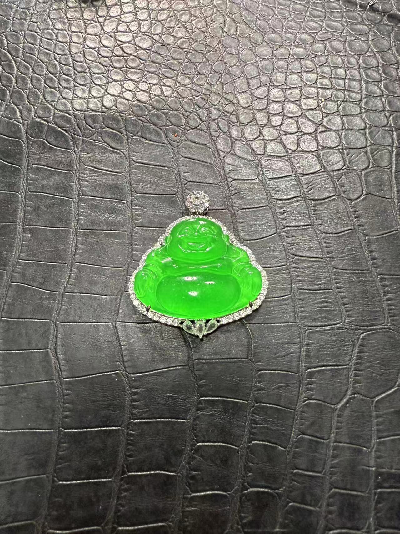 【伍氏甄选】高端满镶满绿佛公