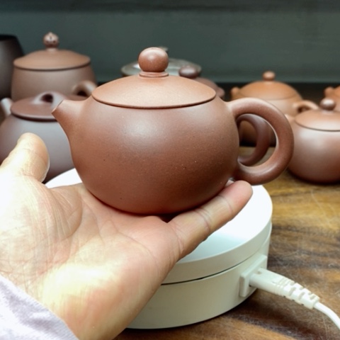 紫砂茶壶天青紫泥西施150cc