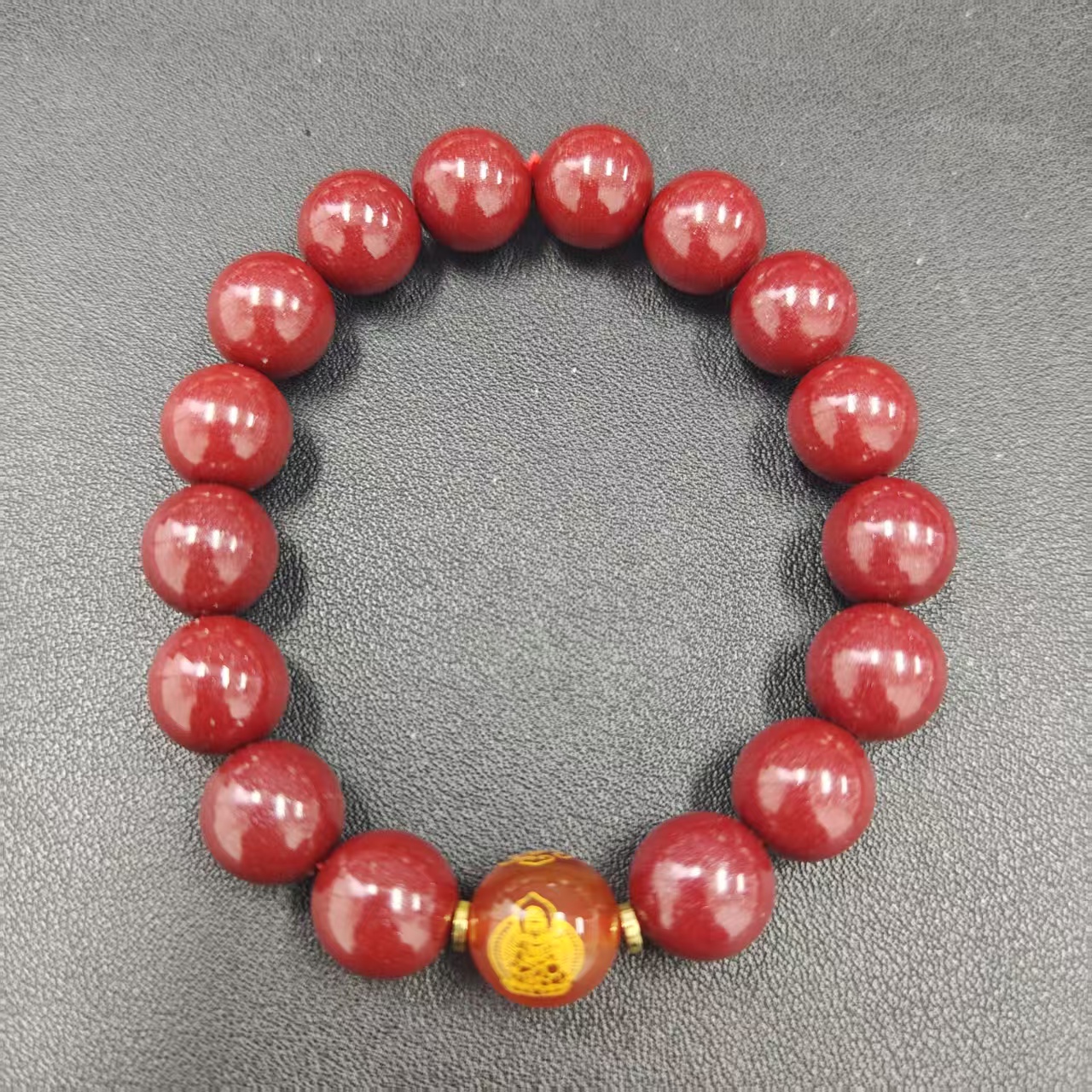 NX643朱砂紫金砂八大守护手链