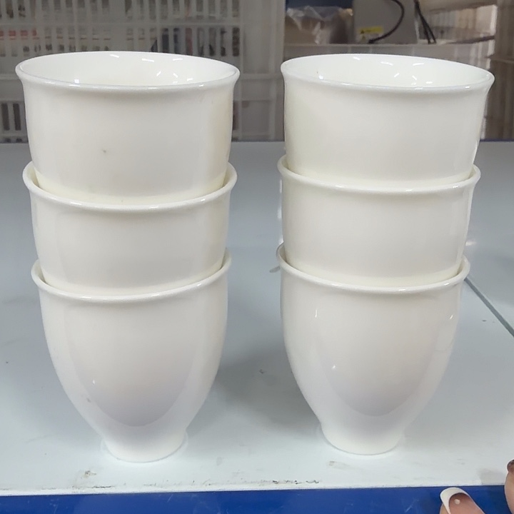 高端羊脂玉茶杯系列六个一组