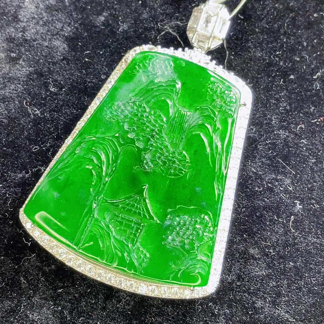 翡翠吊坠(不含链)未镶嵌