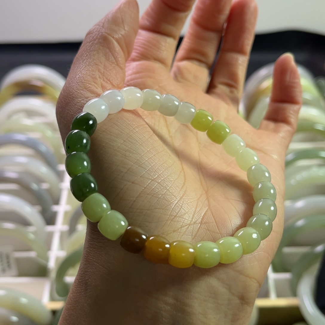 和田玉手链未镶嵌