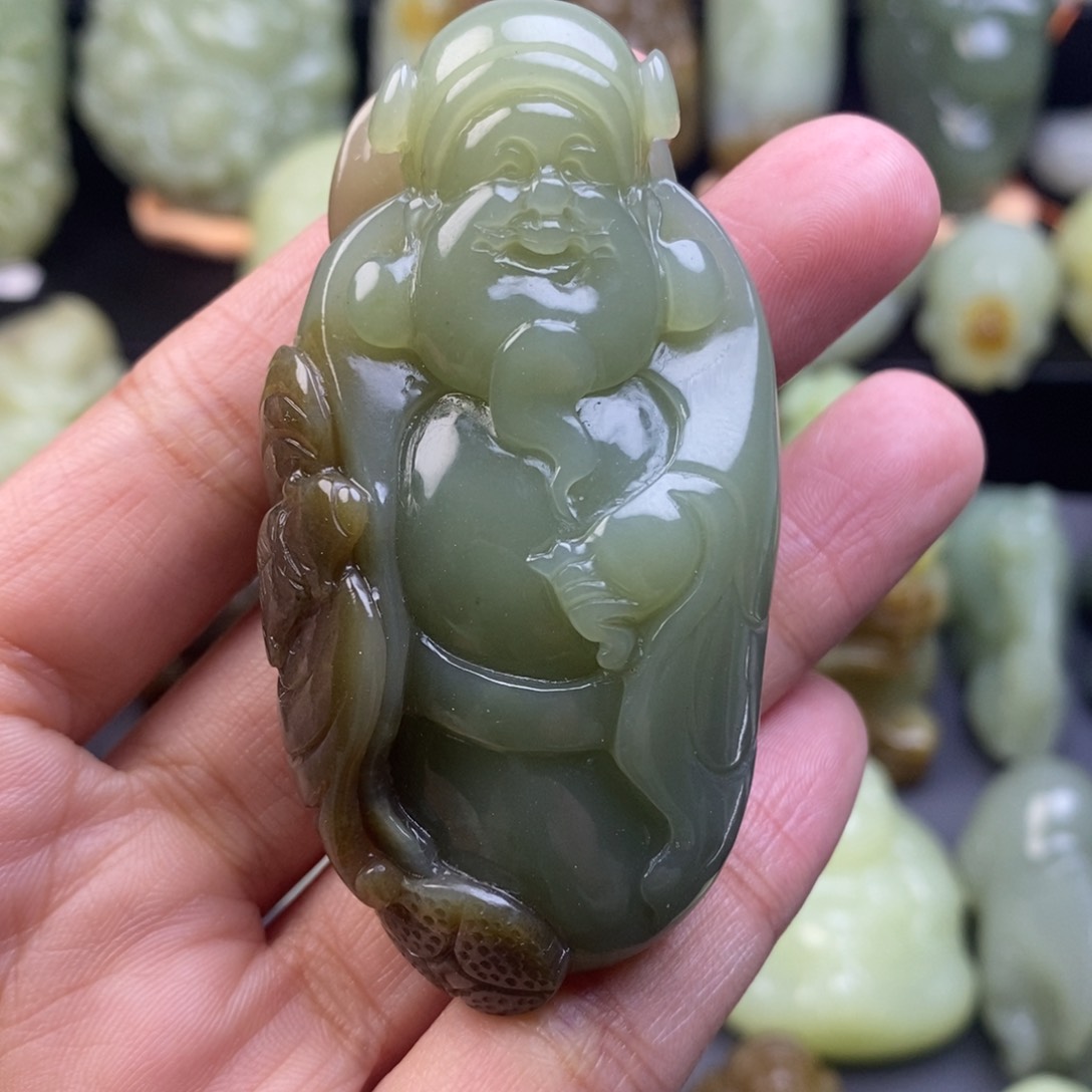 和田玉把件未镶嵌