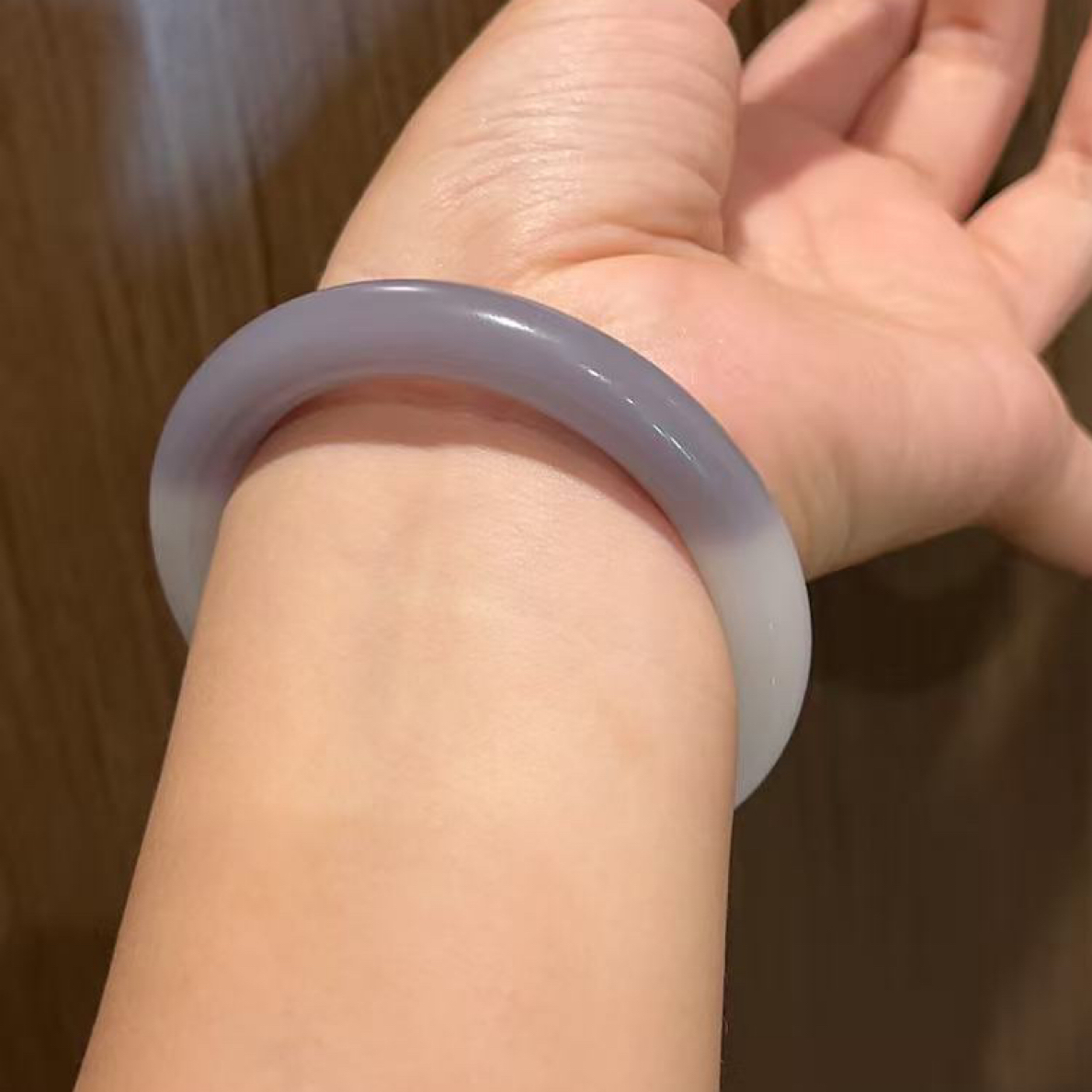 15半山半水紫白圆条气质优雅