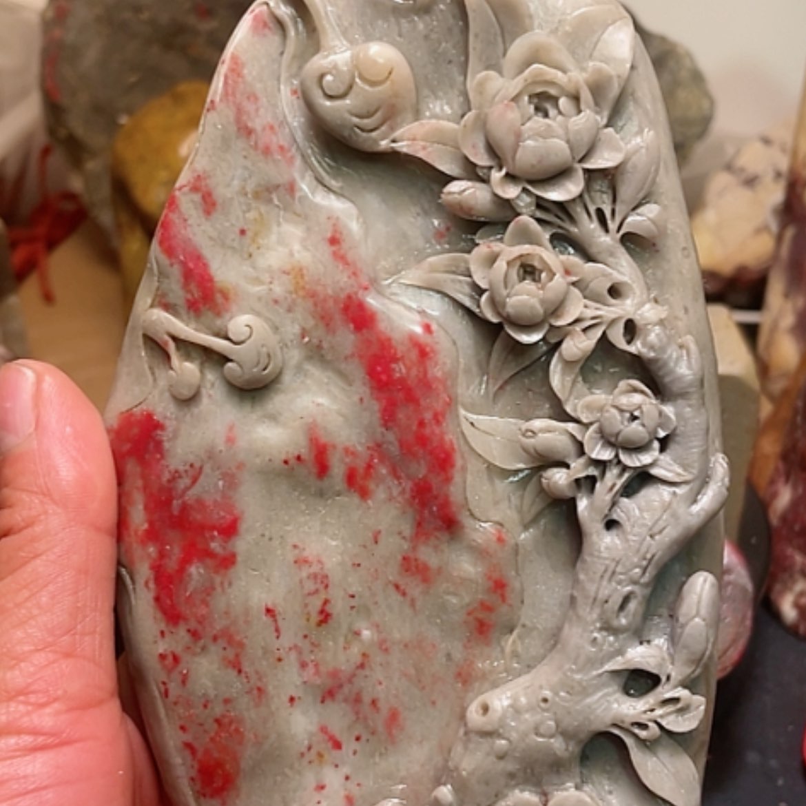 【闪购商品】昌化石L****商昌化鸡血石雕件