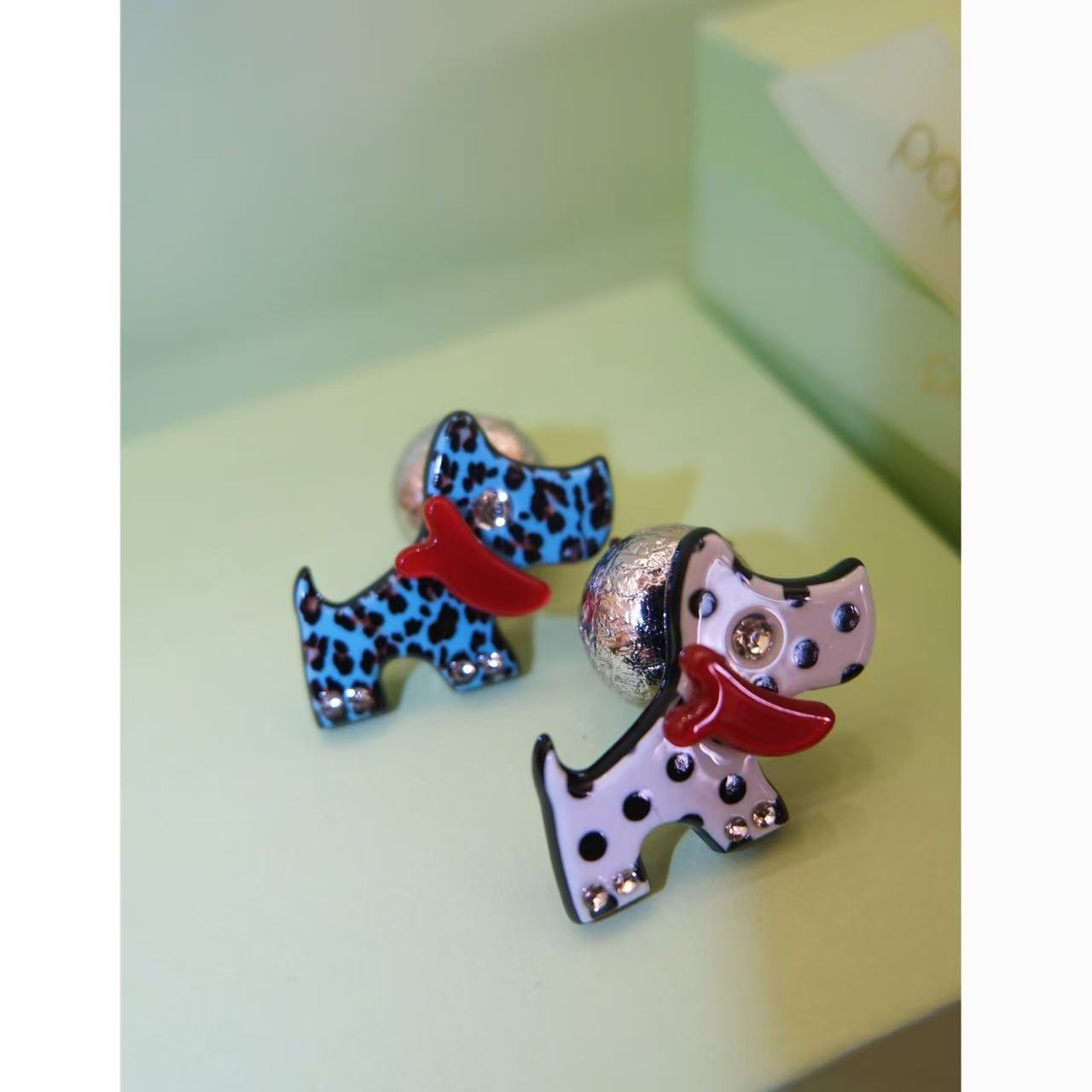 铜合金锆石耳饰 小众设计百搭耳饰40291