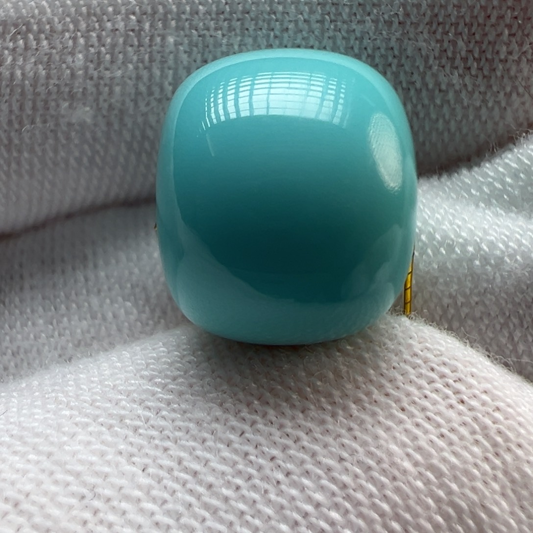 绿松石未镶嵌配饰11.4×9.6