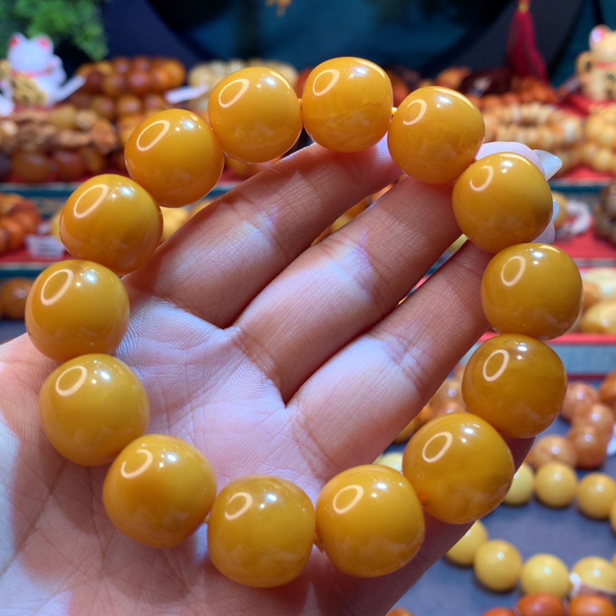 【闪购商品】蜜蜡手串未镶嵌蜜蜡手串