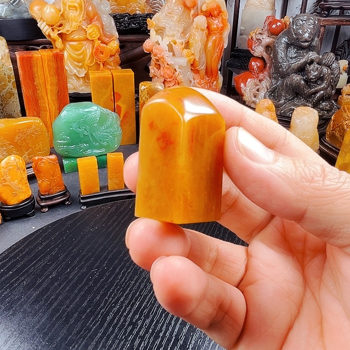 寿山石杜陵石印章