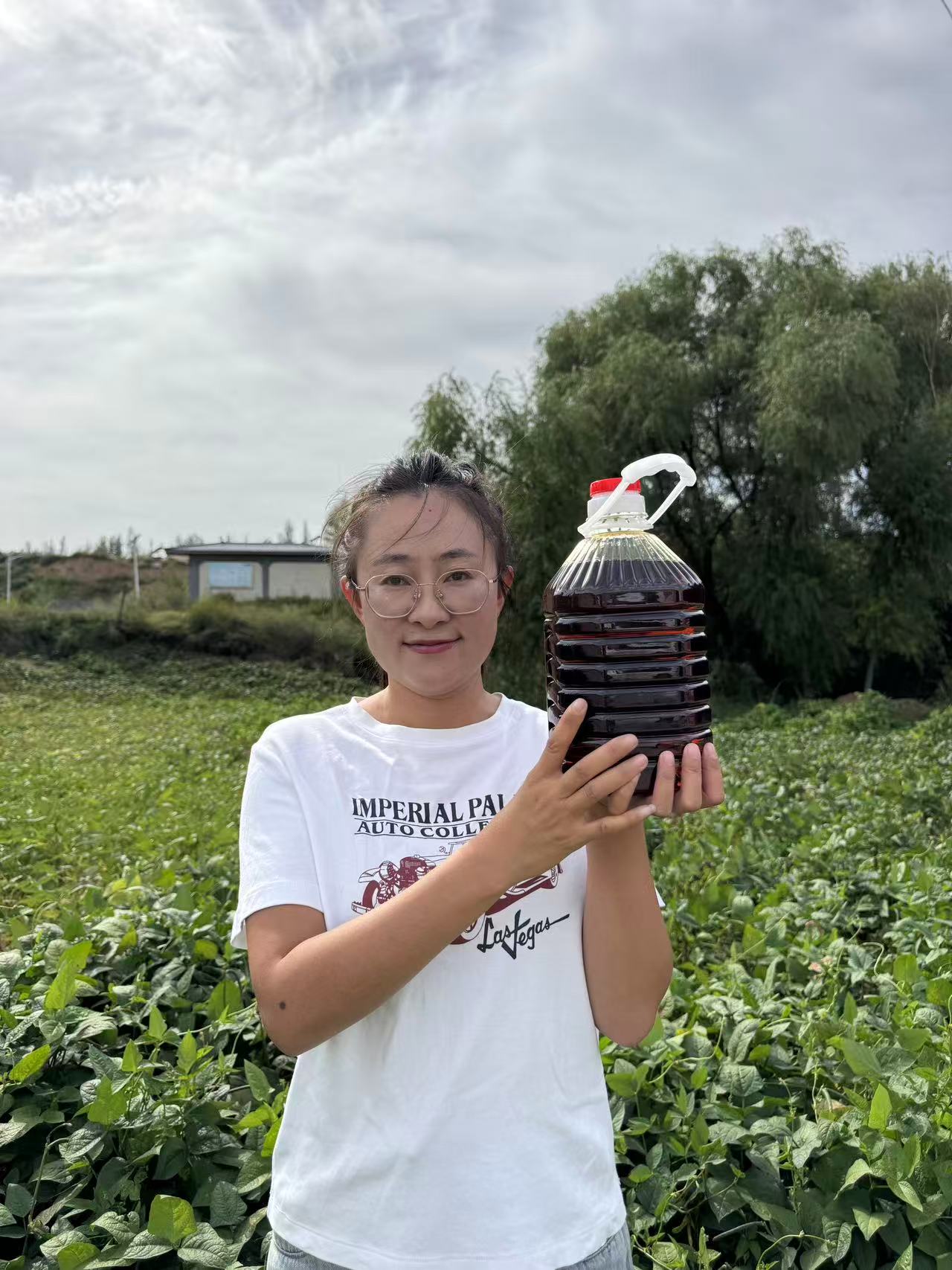 【慧】纯胡麻油 古法压榨 熟亚麻籽油压榨 大西北的味道