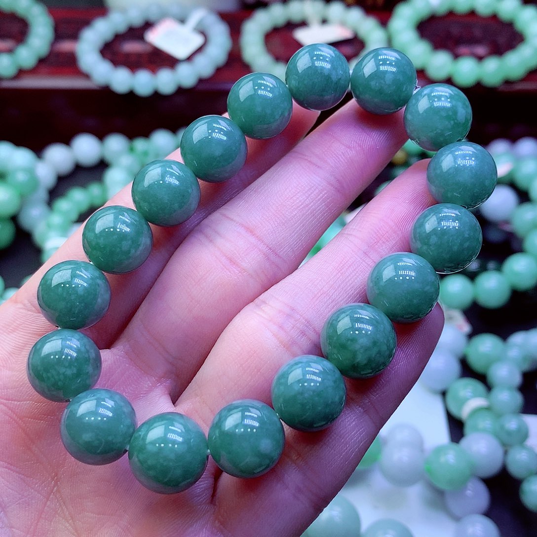 翡翠未镶嵌毛衣链