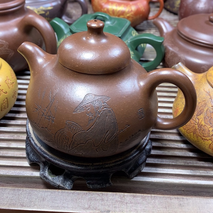 紫砂茶壶原矿手工65