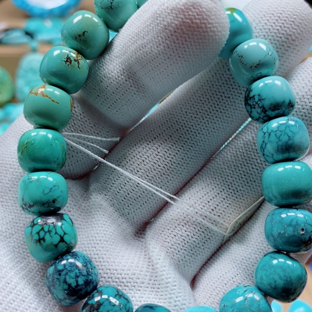 绿松石珠宝奇石未镶嵌