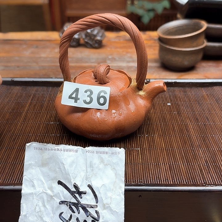 纯手工制作粗陶茶具