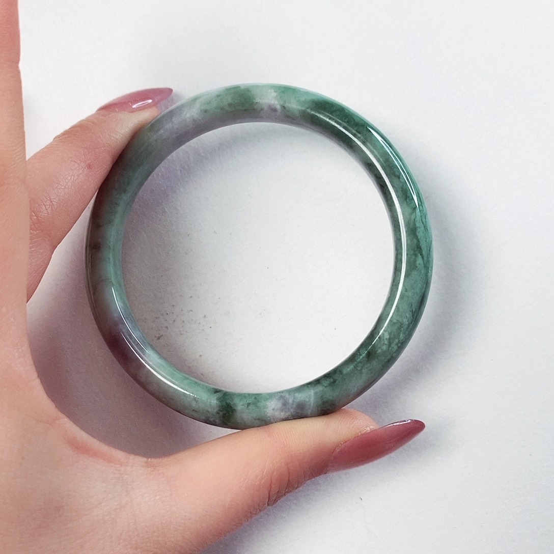 蓝田玉（蛇纹石化大理石玉）手镯未镶嵌