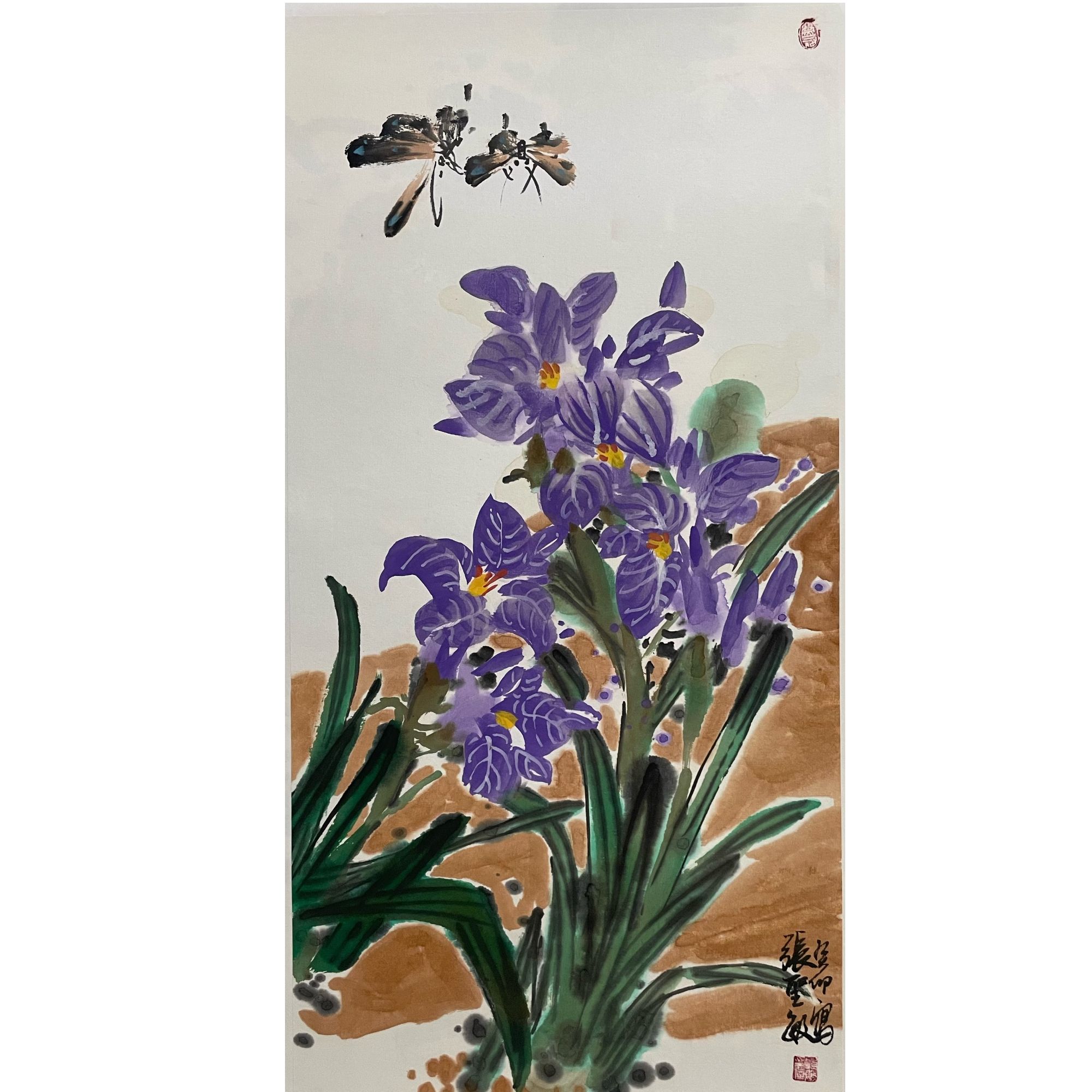 国画花鸟画《醉春图》