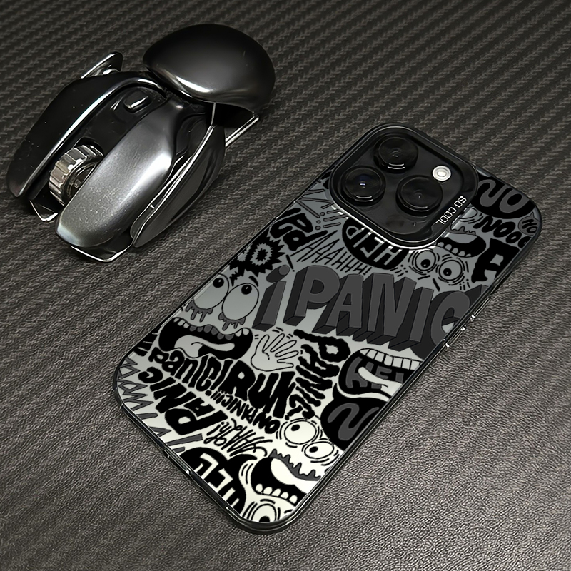 元素涂鸦适用iphone16苹果15promax手机壳14磨砂13pro防摔12创意