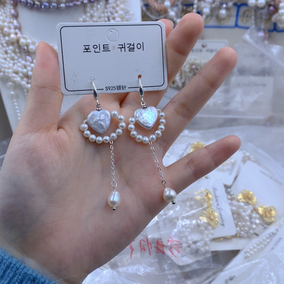 颈饰合金淡水珍珠