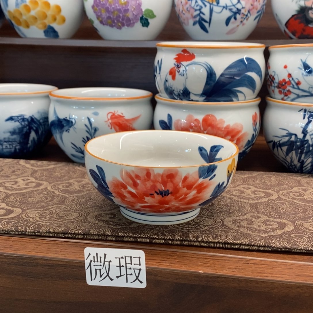 釉下彩手工绘制手工绘制