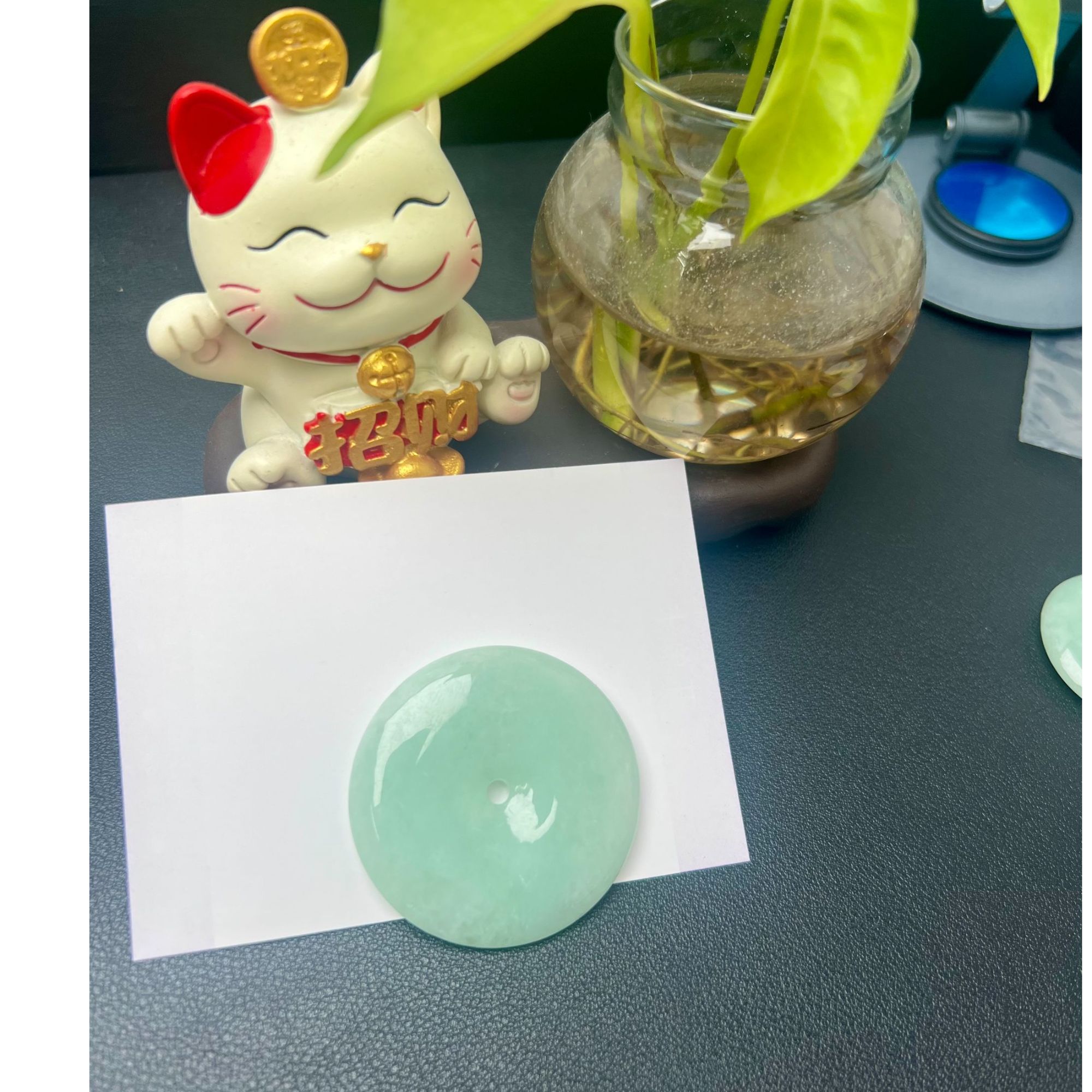 福利款定制平安扣随机发货.翡翠A货平安扣.缅甸天然翡翠怀古.