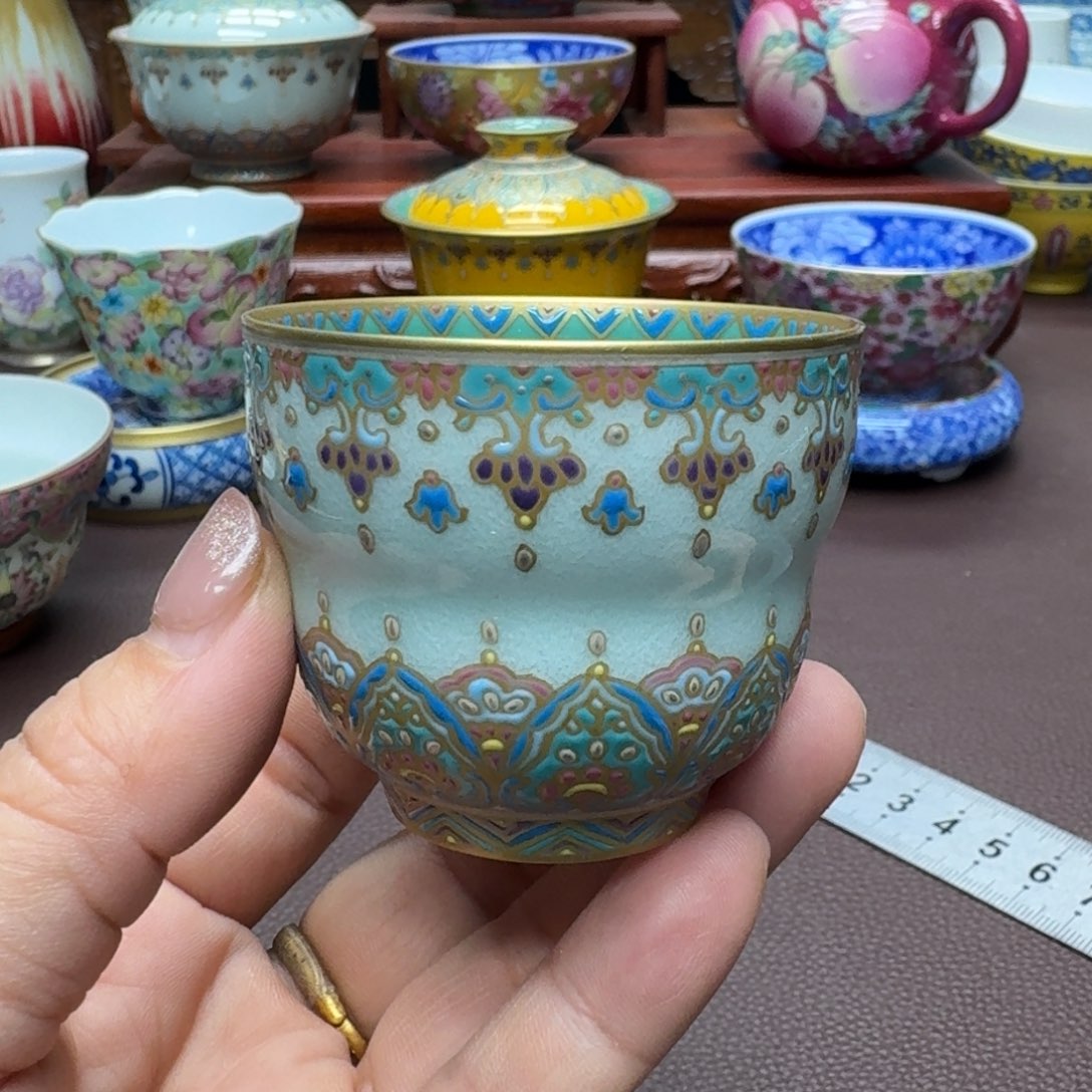 瓷片景德镇仿古手工制作精品展示