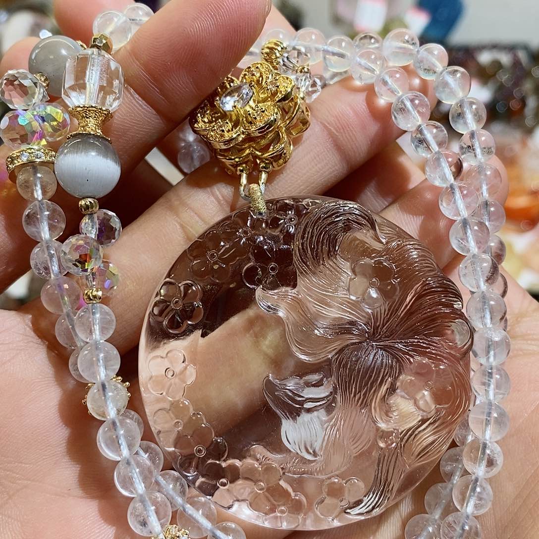 水晶颈饰未镶嵌水晶