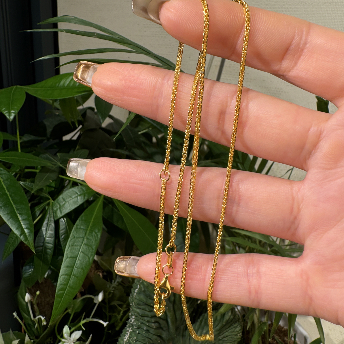 足金999项链     4.47克