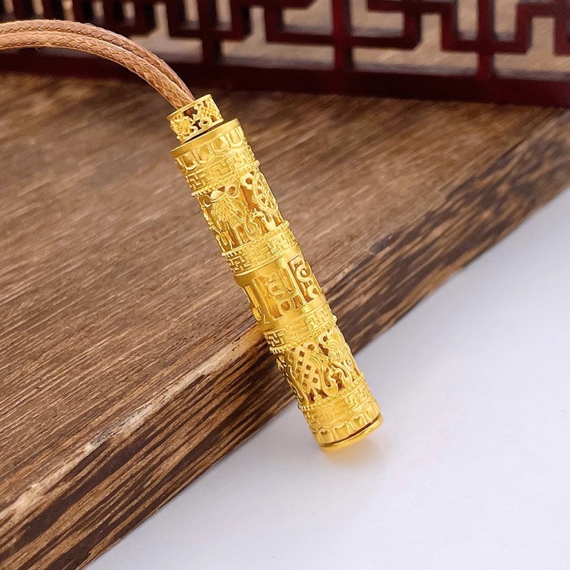 足银银制品 足银制品 足银吊坠 八宝随身佛普贤文殊菩萨