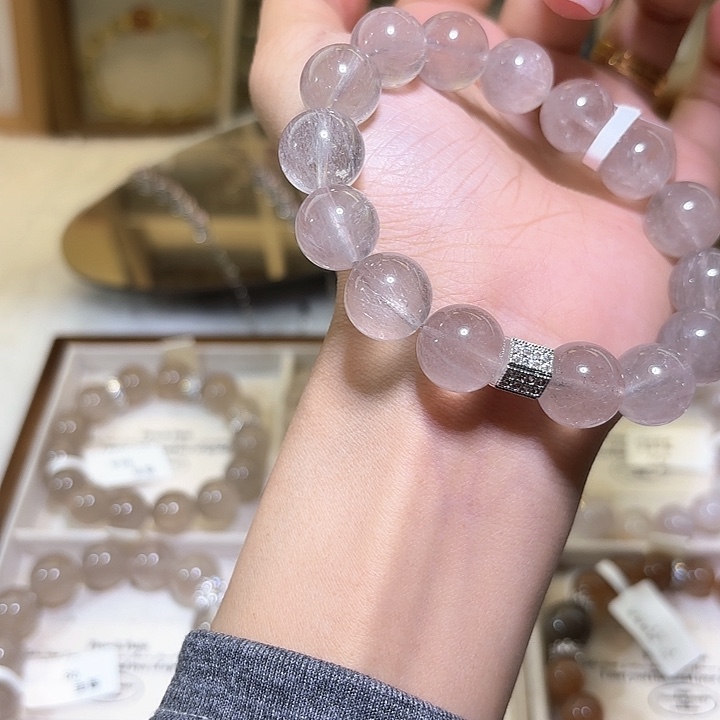 水晶手链未镶嵌泡****?48小时鉴赏