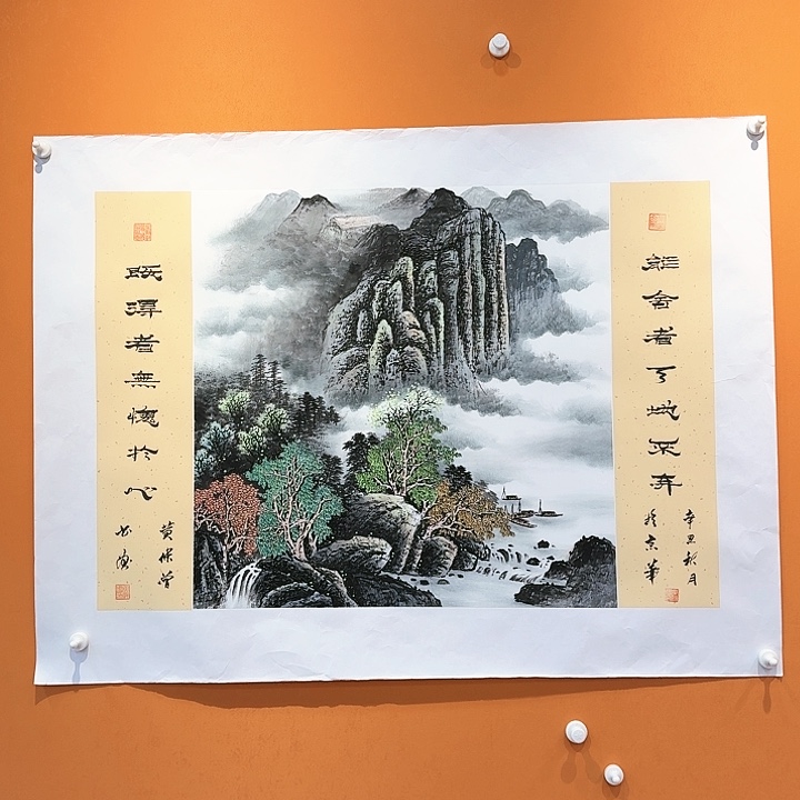 国画书法作品多次参加