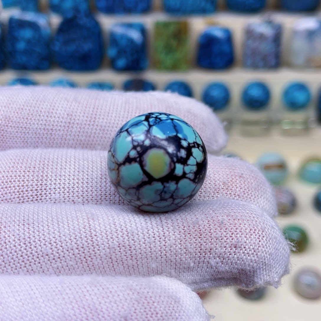 未镶嵌绿松石颈饰尺寸卡18.6