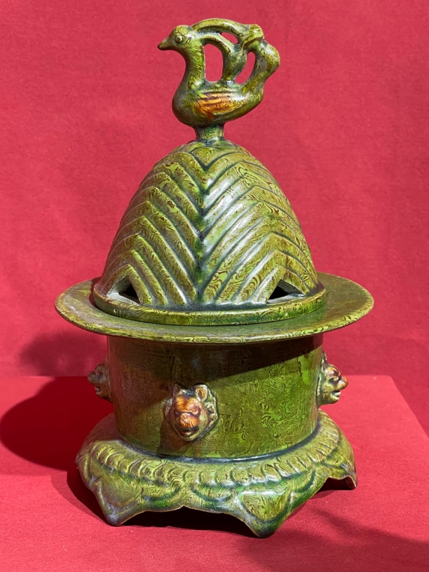 手工胶胎胶釉瓷摆件