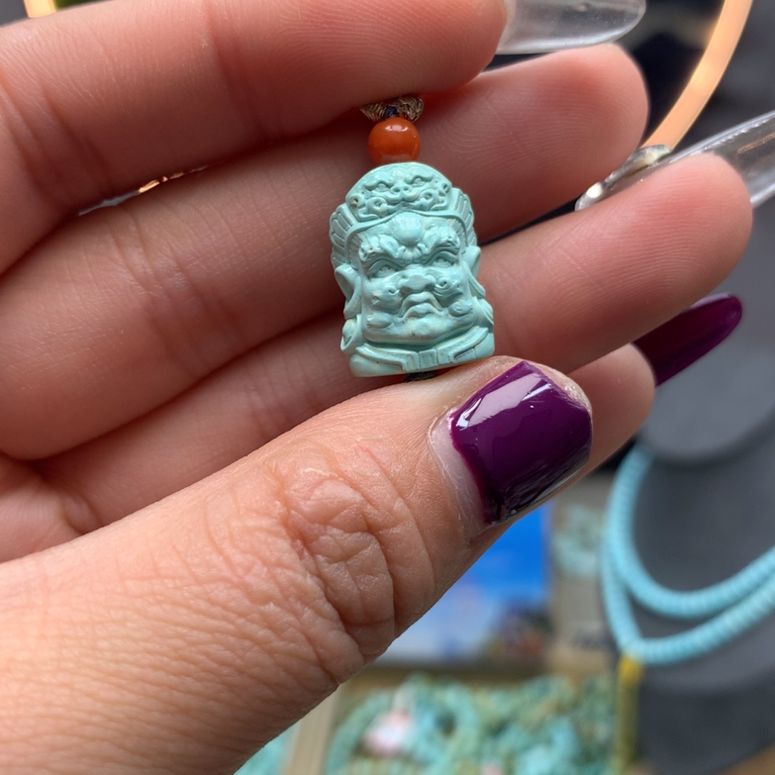 绿松石挂件未镶嵌