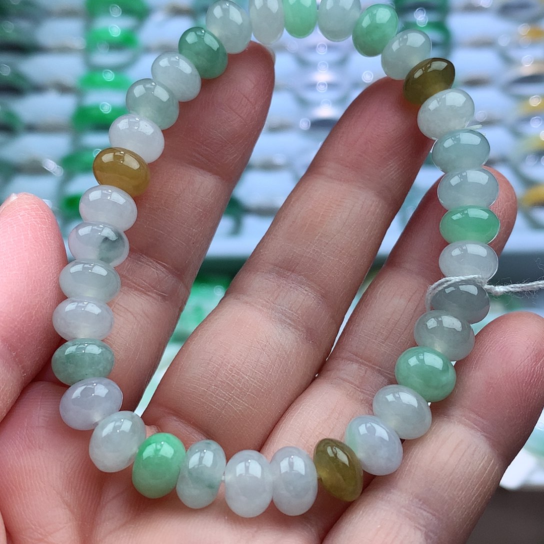未镶嵌戒指翡翠手串