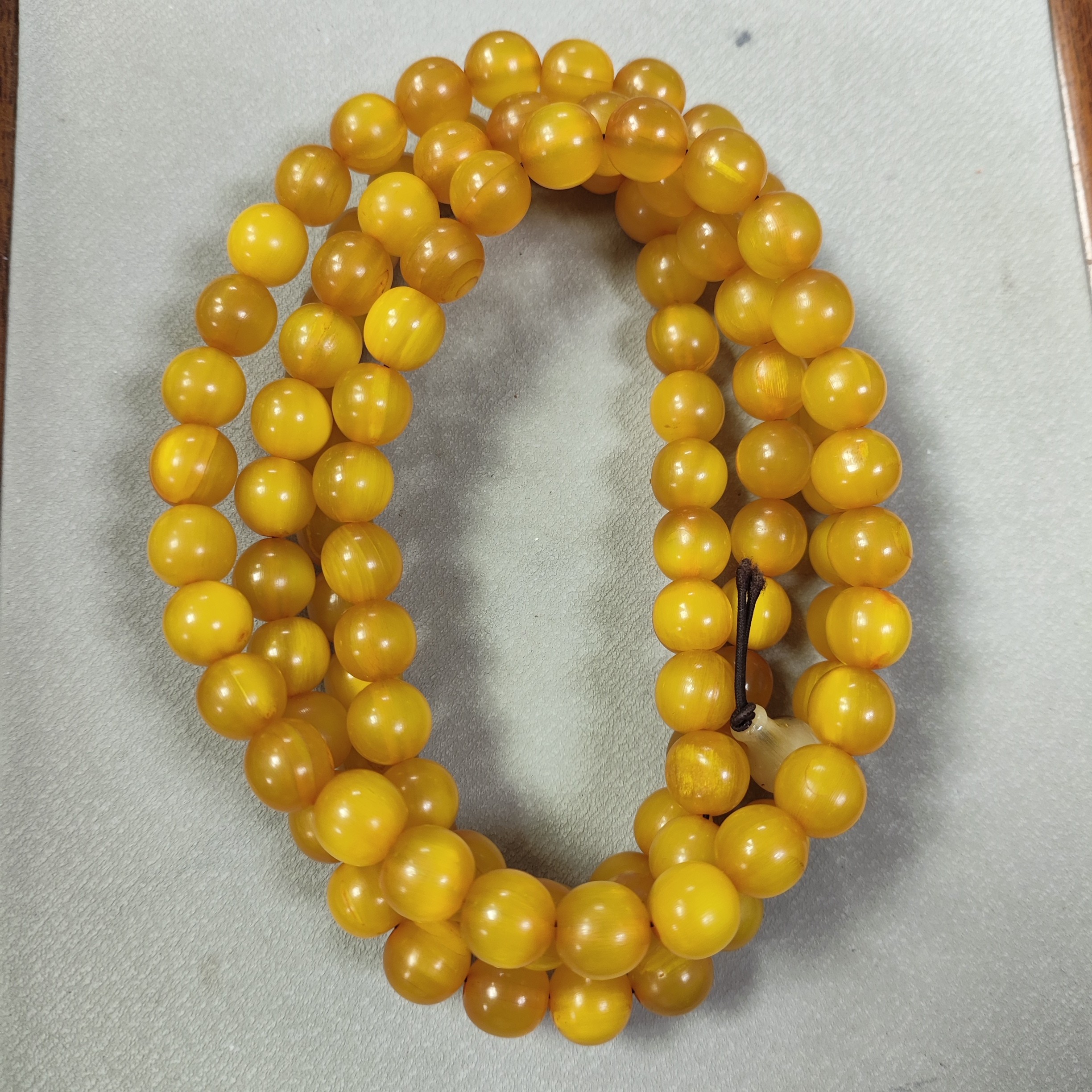 1122号卡10mm黄色108项链项圈