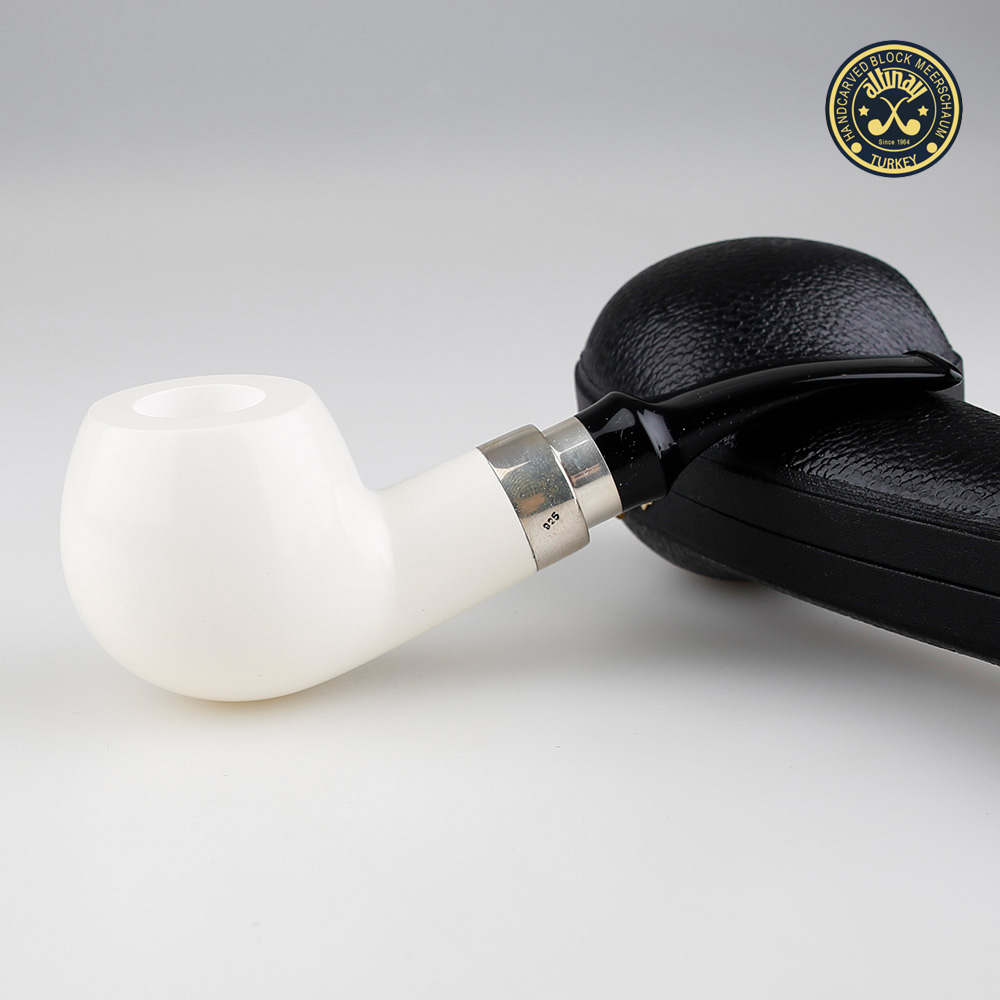 土耳其奥迪内Altinay海泡石烟斗手工光面雕刻进口专用男士