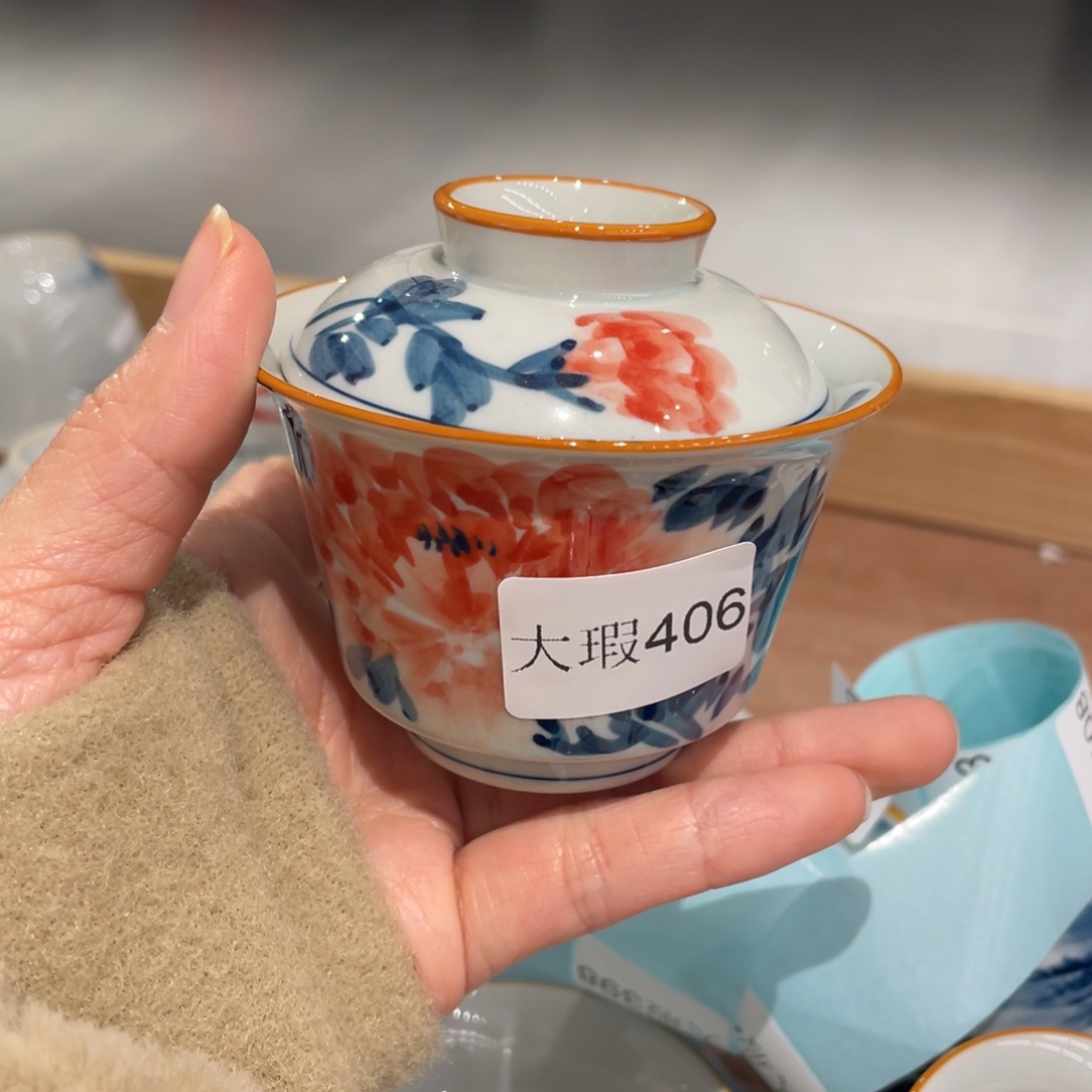 有瑕釉下彩纯手绘