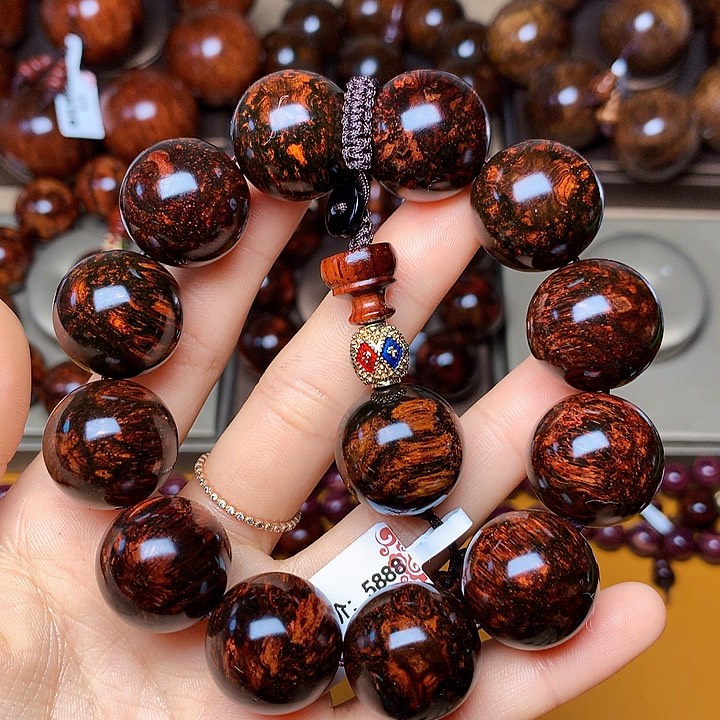 花梨木类手串/手链风化土埋料与瘤疤老料高货2.0